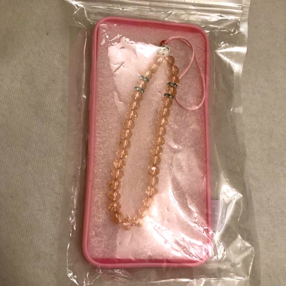 Strawberry Shortcake Phone Case w/Beaded Lanyard - Picture 3 of 15